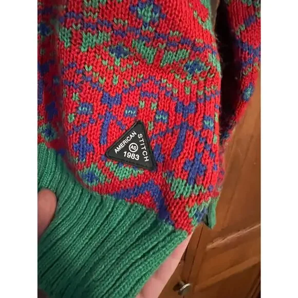 American Stitch Men's Three Kings Dinosaur Ugly Christmas Sweater Pullover SZ M - Picture 5 of 10